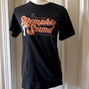 NWT Stax Museum ‘Memphis Sound’ black unisex short sleeve t-shirt, size small